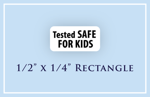 1/2" x 1/4" Rectangle <p>Child Safety Warning Labels